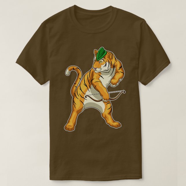 Camiseta Arco Tiger Archer (Frente do Design)