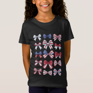 Camiseta Arcos Americanos Coquette Vermelho Branco E Azul 4
