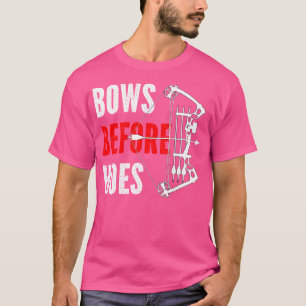 Camiseta Arcos Antes De Hoes Funny Arco Caçando Pun Archery