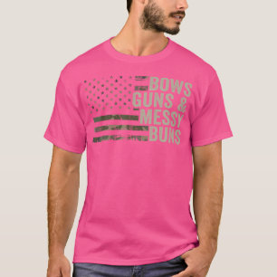 Camiseta Arcos Armas Mensagens Buns Funny Arco Archery Camo