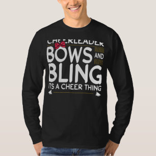 Camiseta Arcos cheerleaderes E Bling É Uma Coisa De Animaçã