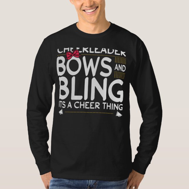 Camiseta Arcos cheerleaderes E Bling É Uma Coisa De Animaçã (Frente)