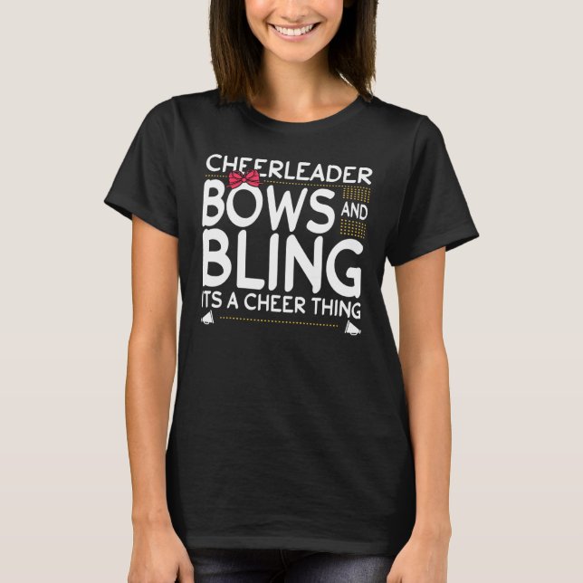 Camiseta Arcos cheerleaderes E Bling É Uma Coisa De Animaçã (Frente)