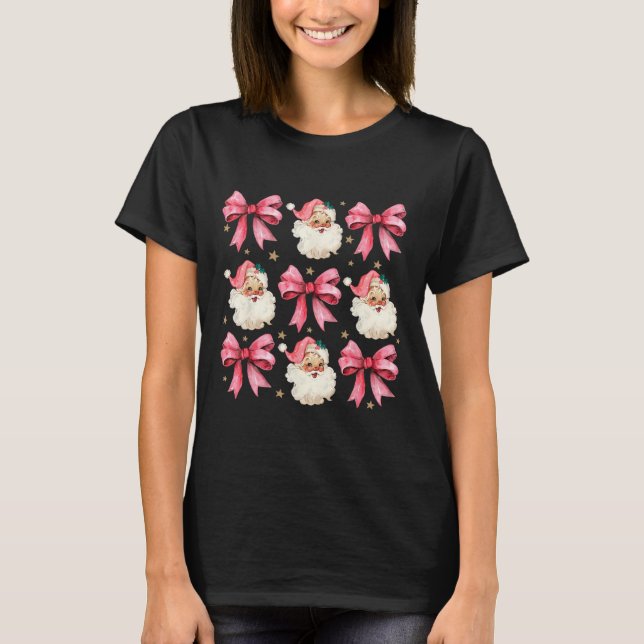 Camiseta Arcos cor-de-rosa - Festa de Natal (Frente)