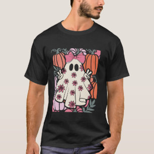 Camiseta Arcos de coquete cor-de-rosa Pumpkins Halloween Sp