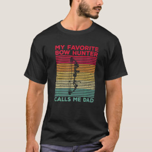 Camiseta Arcos De Mens Caçando Por Um Pai De Um Arqueiro Ar