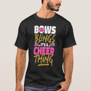Camiseta Arcos de torcida de torcida Bling É uma coisa anim