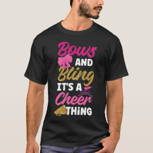 Camiseta Arcos de torcida e Bling É um Cheer