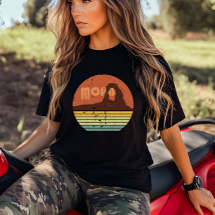 Camiseta Arcos do Parque Nacional Vintage Sunset - Moab Uta