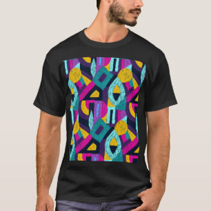 Camiseta Arcos retrorreflectores: pop geométrica.