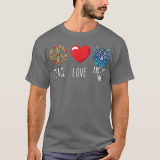 Camiseta Arctic Fo Antarctica Love Peace Arctic Fo Lover 11