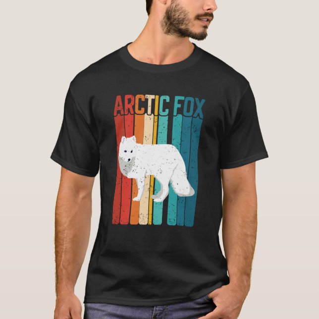 Camiseta Arctic Fox Artic Animals Cute Artic Fox Pajamas (Frente)