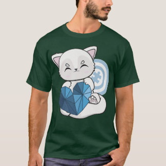 Camiseta Árctico Bonito E Apoio À Sensibilização Para O Aut
