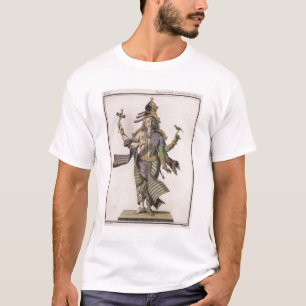 Camiseta Ardhanarishvara, 'da viagem Indes auxiliar e de um