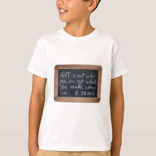 Camiseta Ardoise 03 Artista cita Degas Kids Tee