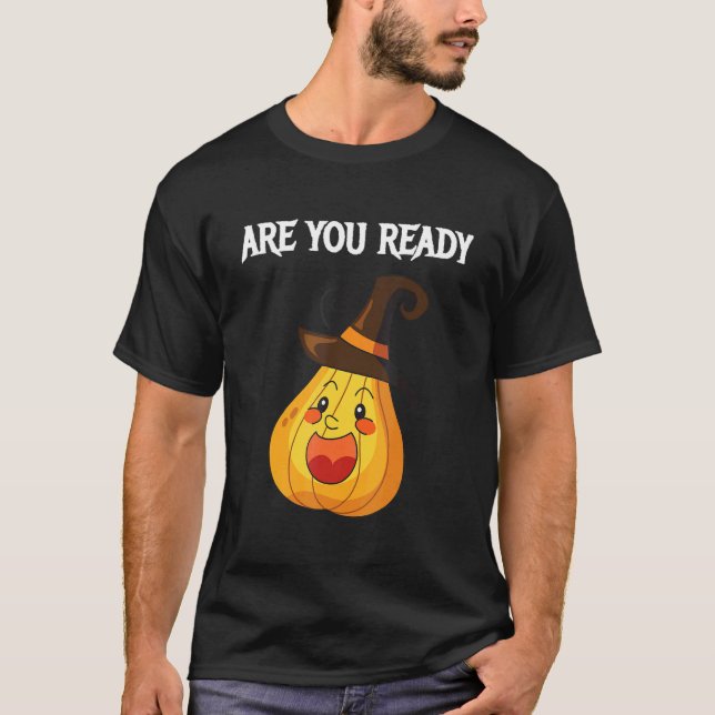 Camiseta Are you Ready Pumpkins (Frente)