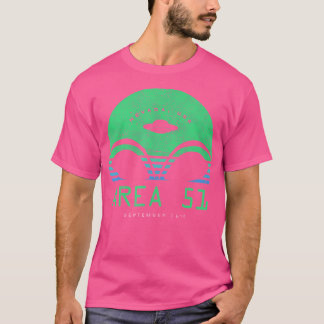 Camiseta Area 51 2019 Sunset Alien Head Ufo