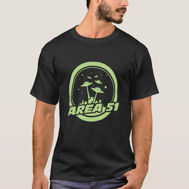 Camiseta Area 51 Alien Nevada For Paranormal And Ufo Friend (Frente)