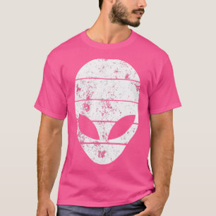 Camiseta Área 51 Cabeça de Alien Ufo Desgastado