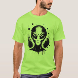 Camiseta Área 51 OVNI Alien Invasão Alienígena Cinza Ficção