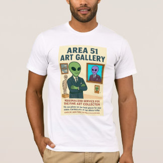 Camiseta Área 51 Papais noeis Fe Art Gallery Aliens Roswell