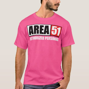 Camiseta Área 51 Pessoal Autorizado