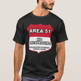 Camiseta Área 51 - Proibida a Entrada