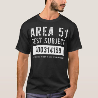 Camiseta Área 51 Testes De Sujeito De Abdução De Alienígena