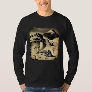 Camiseta Área Alien 51 Zumbi Deserto de Nevada Legal Gráfic