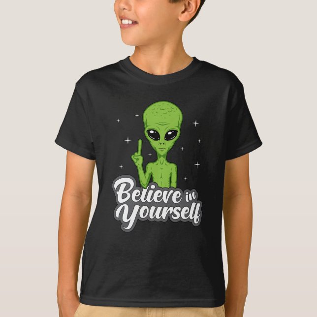 Camiseta Área Da Cabeça De alienígena 51 Ufo Aliens Espaço  (Frente)