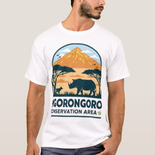 Camiseta Área de Conservação de Ngorongoro (Tanzânia)