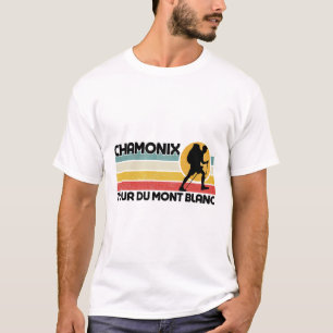Camiseta Área de Esqui do Resort Chamonix Tour Du Mont Blan