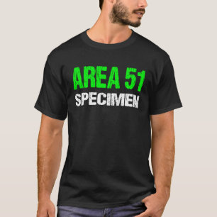 Camiseta Área de Figurino do Halloween 51 Groom Lake Roswel