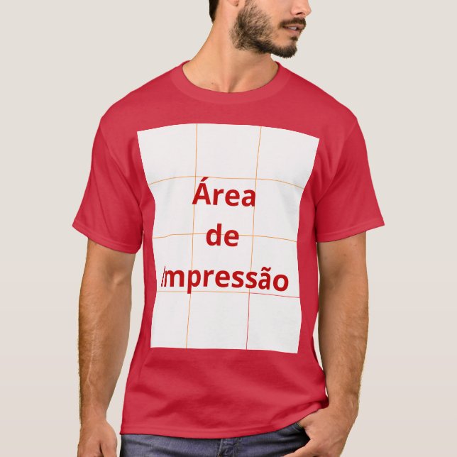 Camiseta Área de Impressão (Frente)