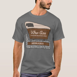 Camiseta Área de Recriação Estadual de Guerra Ax Entrada de
