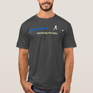 Camiseta Área de Reprodução de Restrição de PUBG