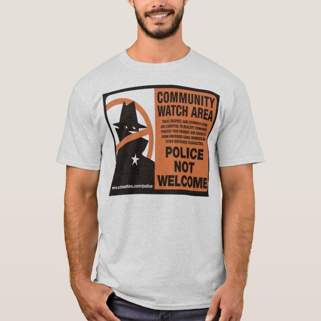 Camiseta Área do relógio da comunidade (Frente)