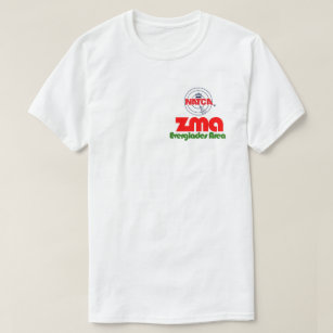 Camiseta Área dos marismas de ZMA - parte traseira do