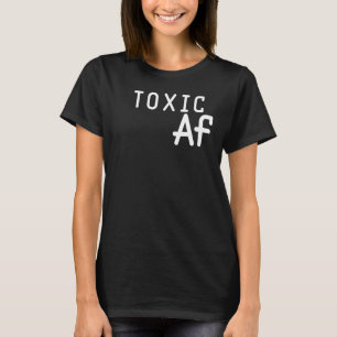 Camiseta Áreas de Focagem Automática Tóxicas para Pessoas T