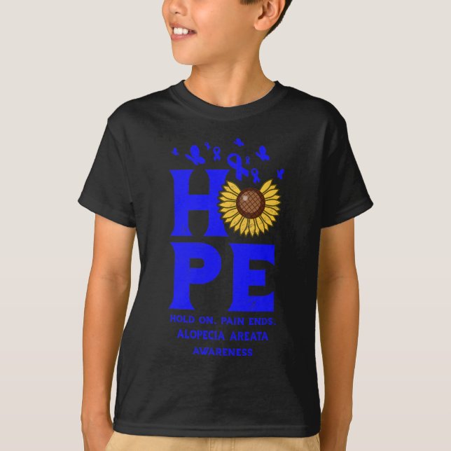 Camiseta Areata Blue Hope Vintage Sensibilização do Girasso (Frente)