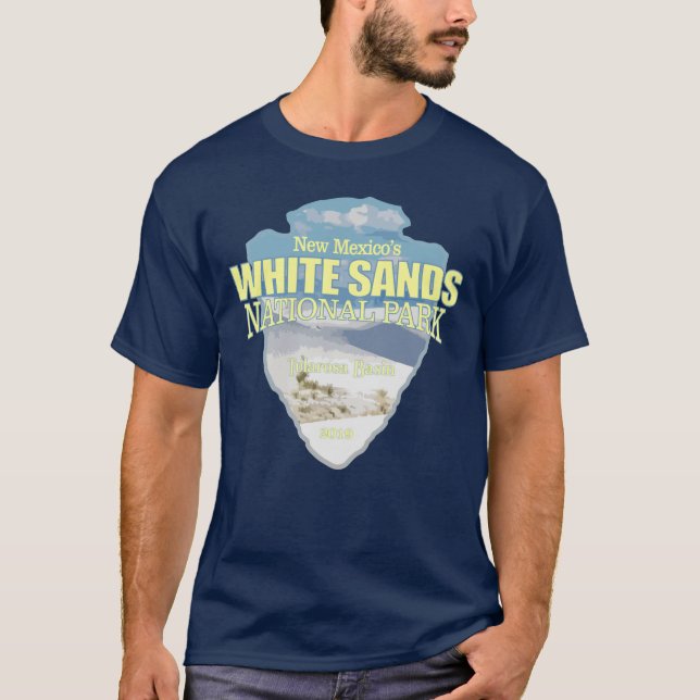 Camiseta Areia Branca NP (ponta de seta) (Frente)
