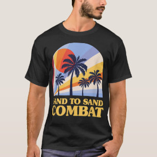 Camiseta Areia Para Areia Combatendo Praia Amigos Oceano Su