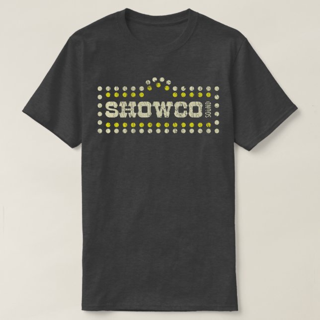Camiseta Arena Rock Showco Sound 1970 (Frente do Design)