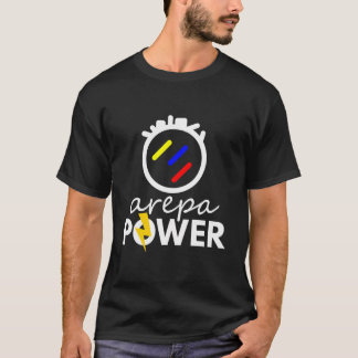 Camiseta Arepa Power Latin Pride Funny Flag Dom Tee