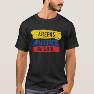 Camiseta Arepas Cerveza Beisbol product Colombian baseball