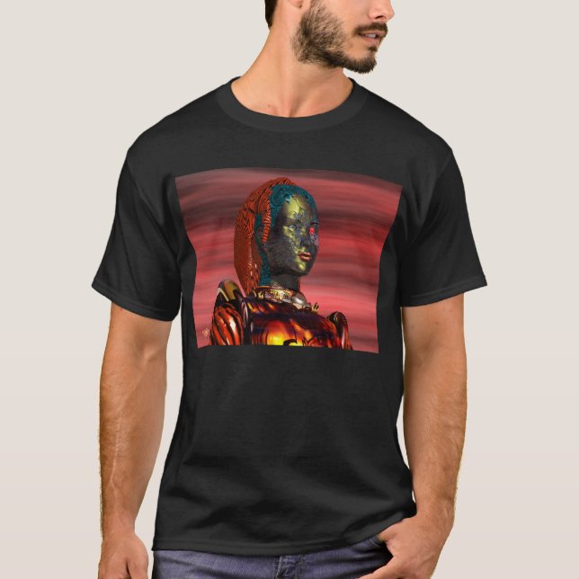 CAMISETA ARES /CYBORG PORTRAIT NO SUNSET (Frente)