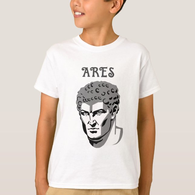 Camiseta Ares, Deus Olímpico da Guerra, T-Shirt (Frente)