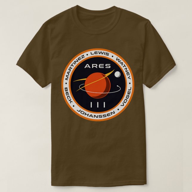 Camiseta Ares III (Frente do Design)