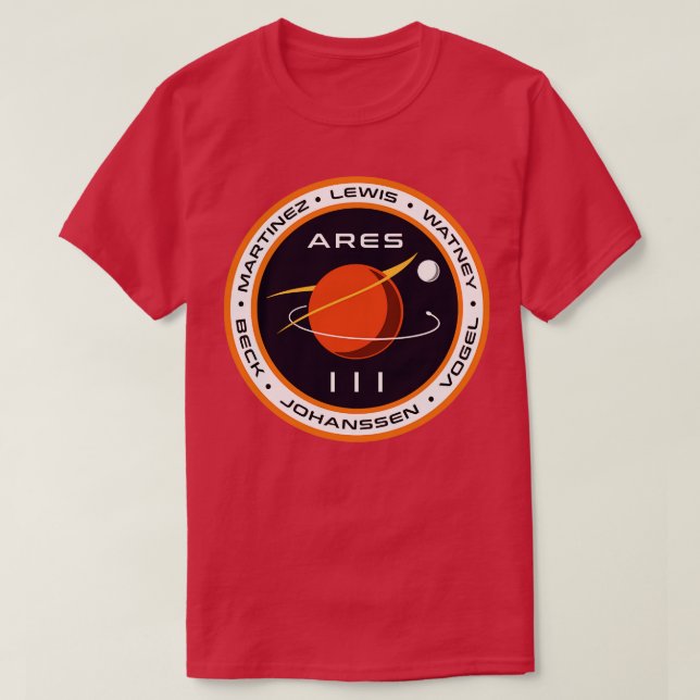 Camiseta Ares III (Frente do Design)