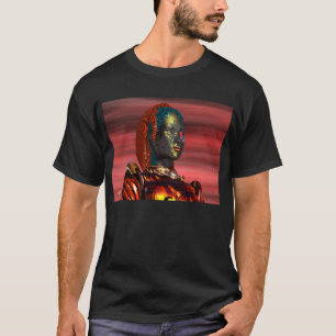 CAMISETA ARES / RETRATO CYBORG NO PÔR DO SOL